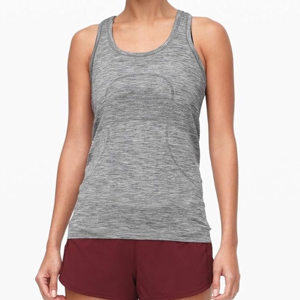 LULULEMON Swiftly Tech Racerback Tank Top 4 Heather Gray
